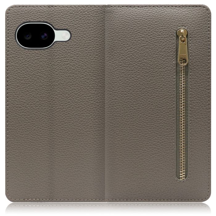 [ LOOF POCKET ] Google Pixel 10a グーグル ピクセル スマホケース ケース カバー 手帳型ケース カード収納 本革 マグネットなし ベルトなし ポケット ファスナー [ Google Pixel 10a ]