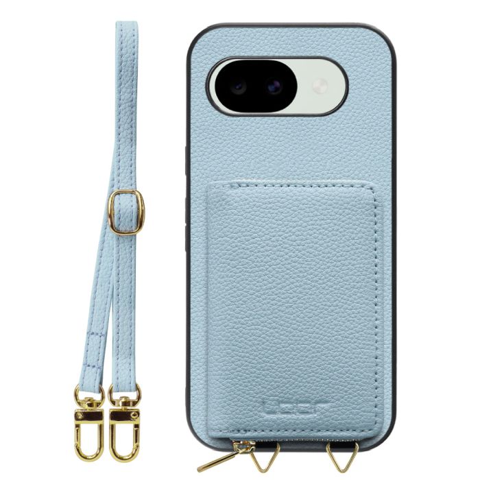 [ LOOF LUXURY-SHELL POUCH ] Google Pixel 10a グーグル ピクセル ケース ショルダー スマホショルダー 背面 収納 ポーチ付き カバー スマホケース ストラップ 本革 [ Google Pixel 10a ]