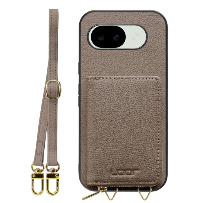 [ LOOF LUXURY-SHELL POUCH ] Google Pixel 10a グーグル ピクセル ケース ショルダー スマホショルダー 背面 収納 ポーチ付き カバー スマホケース ストラップ 本革 [ Google Pixel 10a ]