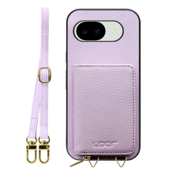 [ LOOF LUXURY-SHELL POUCH ] Google Pixel 10a グーグル ピクセル ケース ショルダー スマホショルダー 背面 収納 ポーチ付き カバー スマホケース ストラップ 本革 [ Google Pixel 10a ]