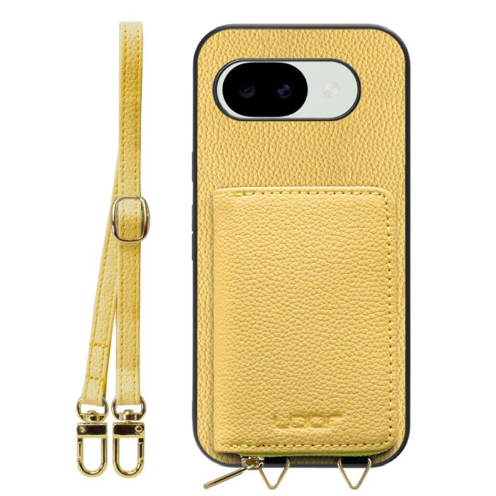 [ LOOF LUXURY-SHELL POUCH ] Google Pixel 10a グーグル ピクセル ケース ショルダー スマホショルダー 背面 収納 ポーチ付き カバー スマホケース ストラップ 本革 [ Google Pixel 10a ]