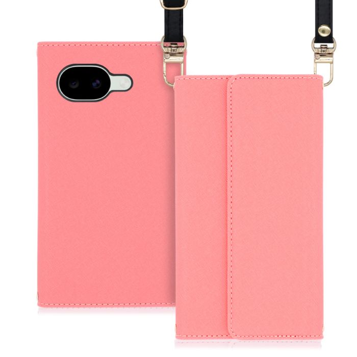 [ LOOF STRAP ] Google Pixel 10a グーグル ピクセル スマホケース ケース カバー ショルダー スマホショルダー ストラップ 肩掛け 首掛け 手帳型ケース カード収納 マグネット付き [ Google Pixel 10a ]