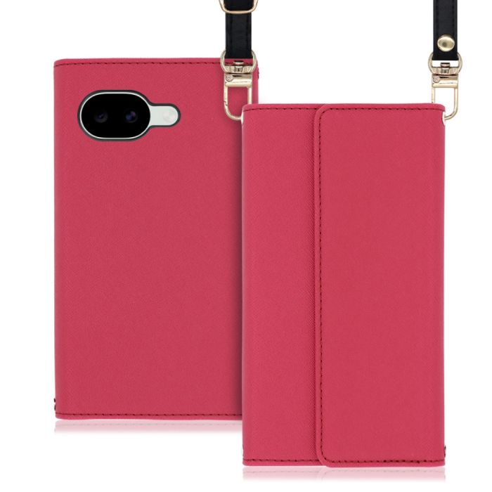 [ LOOF STRAP ] Google Pixel 10a グーグル ピクセル スマホケース ケース カバー ショルダー スマホショルダー ストラップ 肩掛け 首掛け 手帳型ケース カード収納 マグネット付き [ Google Pixel 10a ]