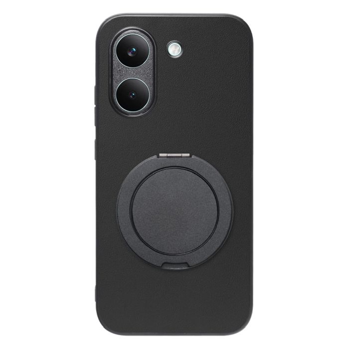 [ LOOF RING-SHELL (シンプル Ver.) ] POCO X8 Pro Xiaomi シャオミ スマホケース 背面 ケース カバー ハードケース スマホリング リング付き 本革 ストラップホール [ POCO X8 Pro ]