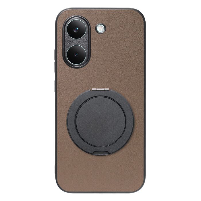 [ LOOF RING-SHELL (シンプル Ver.) ] POCO X8 Pro Xiaomi シャオミ スマホケース 背面 ケース カバー ハードケース スマホリング リング付き 本革 ストラップホール [ POCO X8 Pro ]