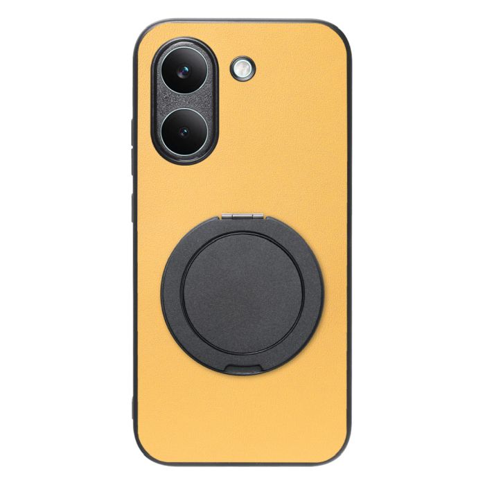 [ LOOF RING-SHELL (シンプル Ver.) ] POCO X8 Pro Xiaomi シャオミ スマホケース 背面 ケース カバー ハードケース スマホリング リング付き 本革 ストラップホール [ POCO X8 Pro ]