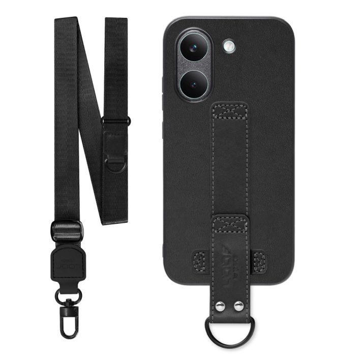 [ LOOF STRAP-SHELL (ロング+ Ver.) ] POCO X8 Pro Xiaomi シャオミ スマホケース 背面 ケース カバー ハードケース ショルダーベルト  本革 [ POCO X8 Pro ]