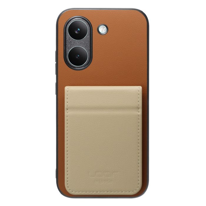 [ LOOF BASIC-SHELL SLIM CARD 2カード ] POCO X8 Pro Xiaomi シャオミ ケース 背面 カード収納 カード入れ カードポケット カバー スマホケース 薄型 大容量 本革 [ POCO X8 Pro ]