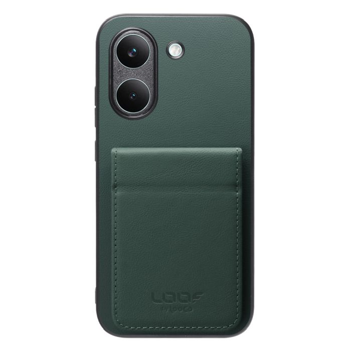 [ LOOF BASIC-SHELL SLIM CARD 2カード ] POCO X8 Pro Xiaomi シャオミ ケース 背面 カード収納 カード入れ カードポケット カバー スマホケース 薄型 大容量 本革 [ POCO X8 Pro ]