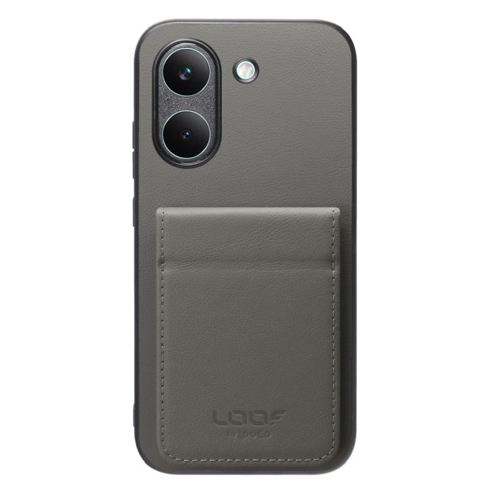 [ LOOF BASIC-SHELL SLIM CARD 2カード ] POCO X8 Pro Xiaomi シャオミ ケース 背面 カード収納 カード入れ カードポケット カバー スマホケース 薄型 大容量 本革 [ POCO X8 Pro ]