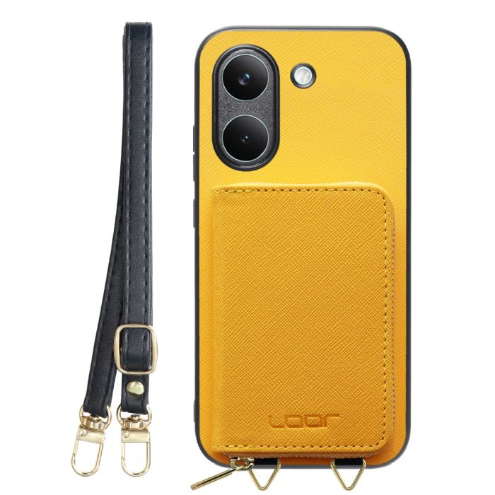 [ LOOF CASUAL-SHELL POUCH ] POCO X8 Pro Xiaomi シャオミ ケース ショルダー スマホショルダー 背面 収納 ポーチ付き カバー スマホケース ストラップ レザー [ POCO X8 Pro ]