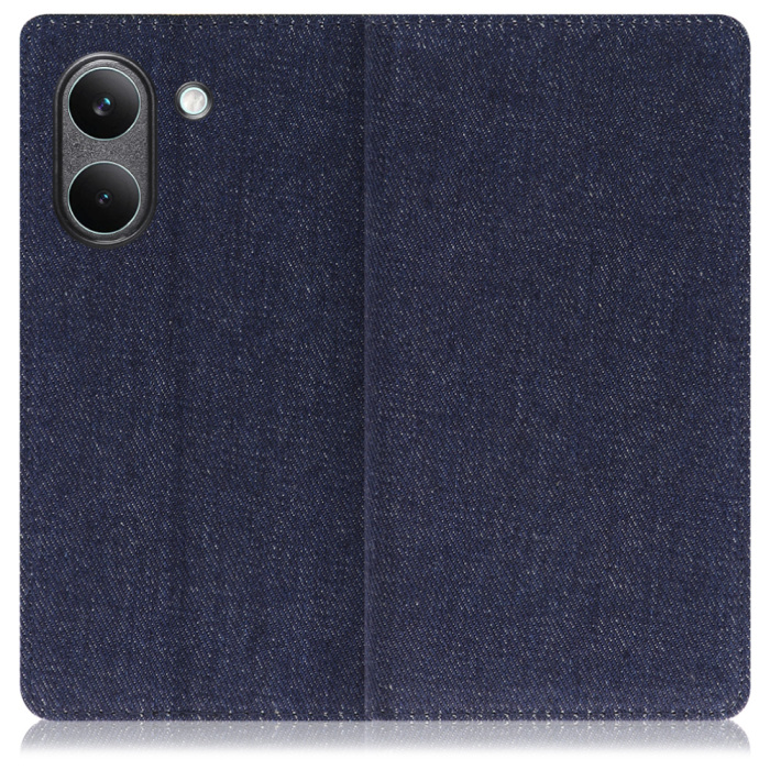 [ LOOF DENIM ] POCO X8 Pro Xiaomi シャオミ スマホケース ケース カバー 手帳型ケース カード収納 マグネット付き デニム ベルトなし [ POCO X8 Pro ]