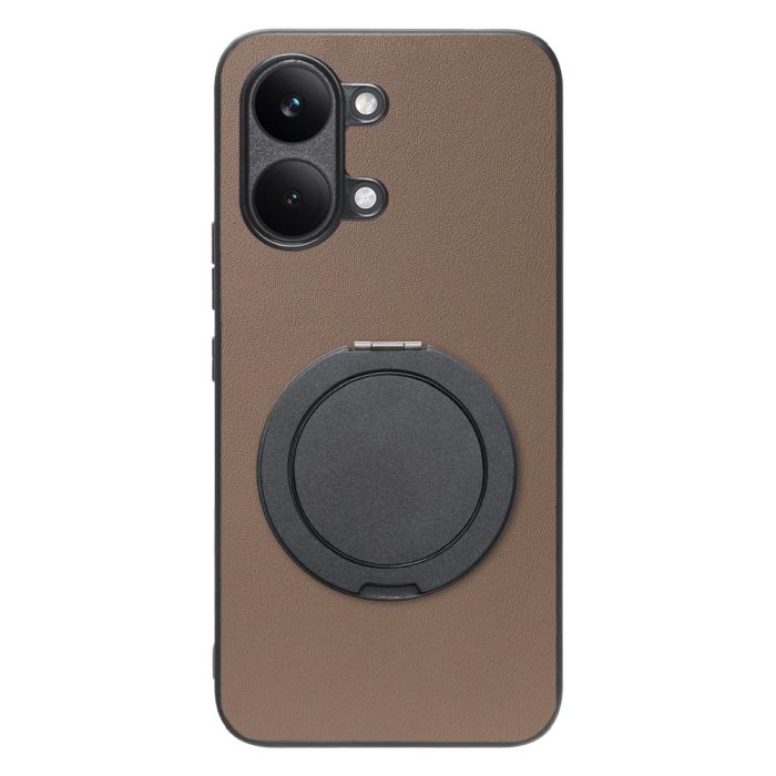[ LOOF RING-SHELL (シンプル Ver.) ] POCO X8 Pro Max Xiaomi シャオミ スマホケース 背面 ケース カバー ハードケース スマホリング リング付き 本革 ストラップホール [ POCO X8 Pro Max ]
