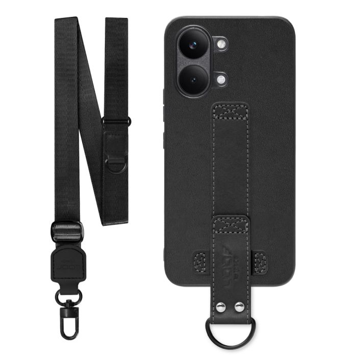 [ LOOF STRAP-SHELL (ロング+ Ver.) ] POCO X8 Pro Max Xiaomi シャオミ スマホケース 背面 ケース カバー ハードケース ショルダーベルト  本革 [ POCO X8 Pro Max ]
