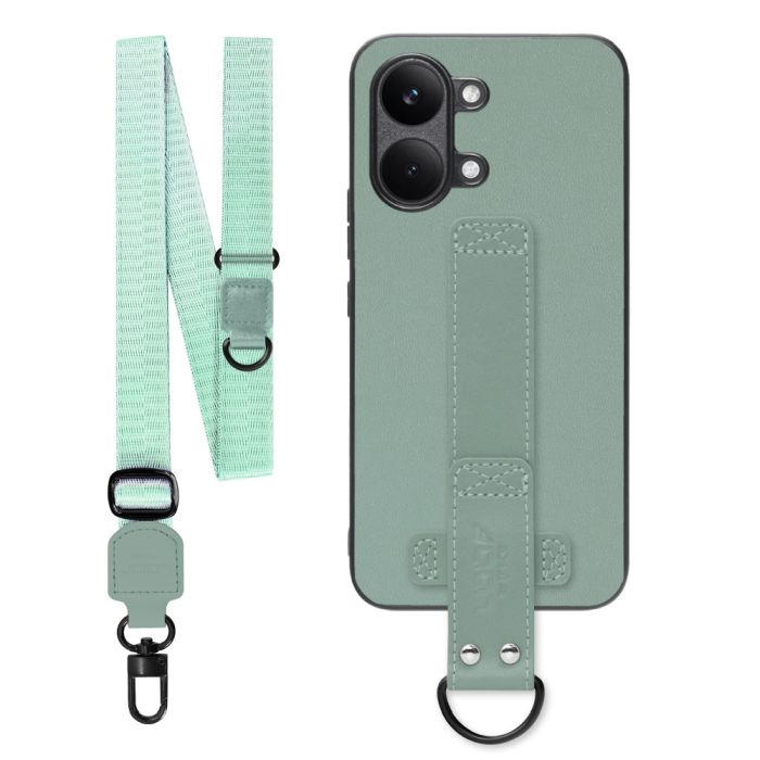 [ LOOF STRAP-SHELL (ロング+ Ver.) ] POCO X8 Pro Max Xiaomi シャオミ スマホケース 背面 ケース カバー ハードケース ショルダーベルト  本革 [ POCO X8 Pro Max ]