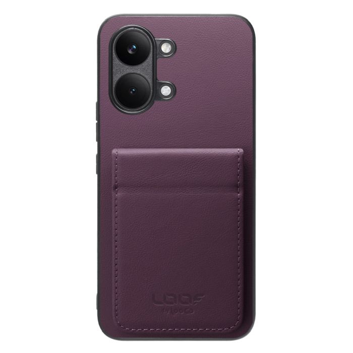 [ LOOF BASIC-SHELL SLIM CARD 2カード ] POCO X8 Pro Max Xiaomi シャオミ ケース 背面 カード収納 カード入れ カードポケット カバー スマホケース 薄型 大容量 本革 [ POCO X8 Pro Max ]