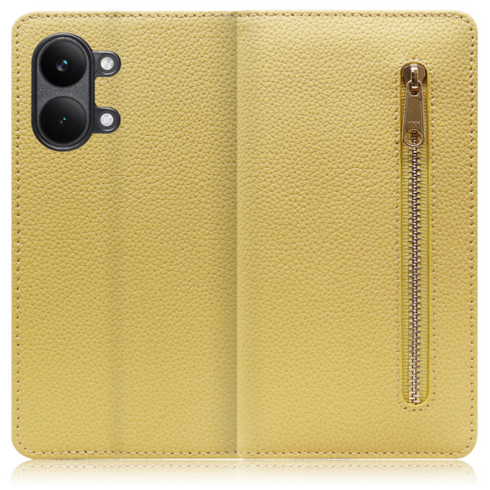 [ LOOF POCKET ] POCO X8 Pro Max Xiaomi シャオミ スマホケース ケース カバー 手帳型ケース カード収納 本革 マグネットなし ベルトなし ポケット ファスナー [ POCO X8 Pro Max ]