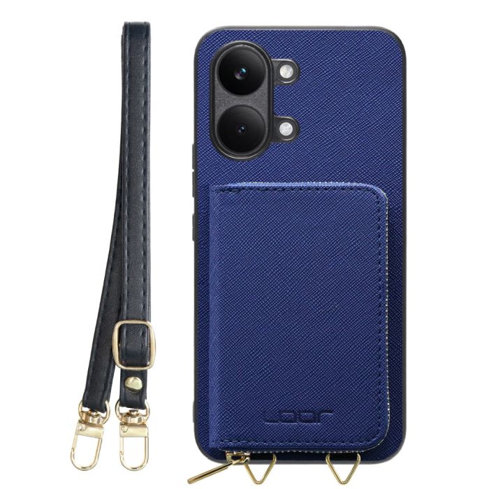 [ LOOF CASUAL-SHELL POUCH ] POCO X8 Pro Max Xiaomi シャオミ ケース ショルダー スマホショルダー 背面 収納 ポーチ付き カバー スマホケース ストラップ レザー [ POCO X8 Pro Max ]