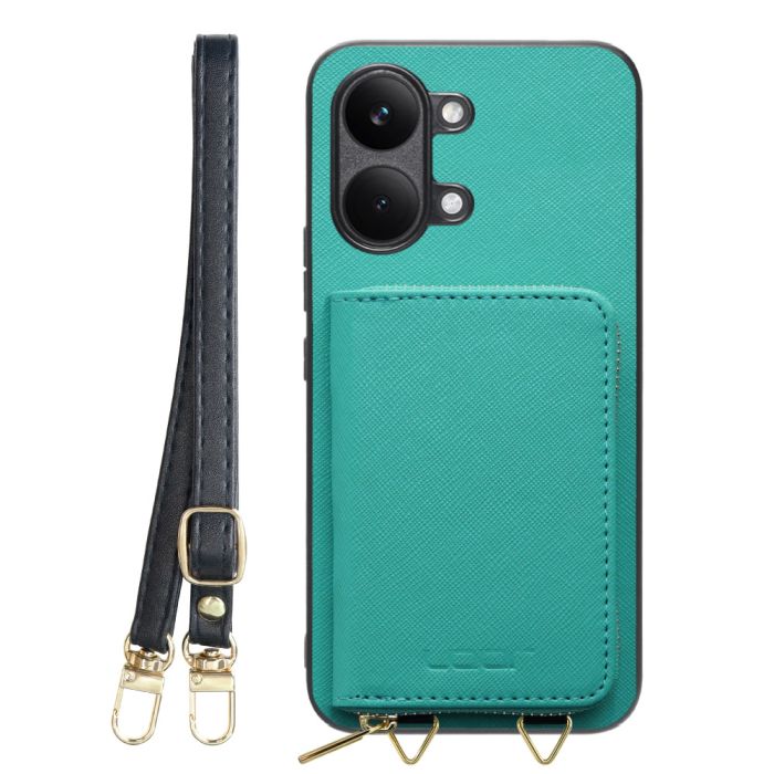 [ LOOF CASUAL-SHELL POUCH ] POCO X8 Pro Max Xiaomi シャオミ ケース ショルダー スマホショルダー 背面 収納 ポーチ付き カバー スマホケース ストラップ レザー [ POCO X8 Pro Max ]