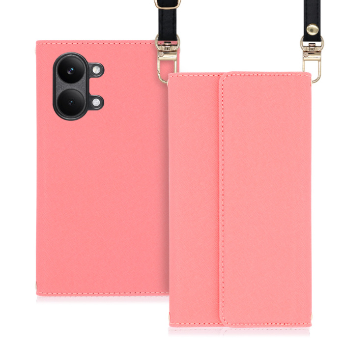 [ LOOF STRAP ] POCO X8 Pro Max Xiaomi シャオミ スマホケース ケース カバー ショルダー スマホショルダー ストラップ 肩掛け 首掛け 手帳型ケース カード収納 マグネット付き [ POCO X8 Pro Max ]