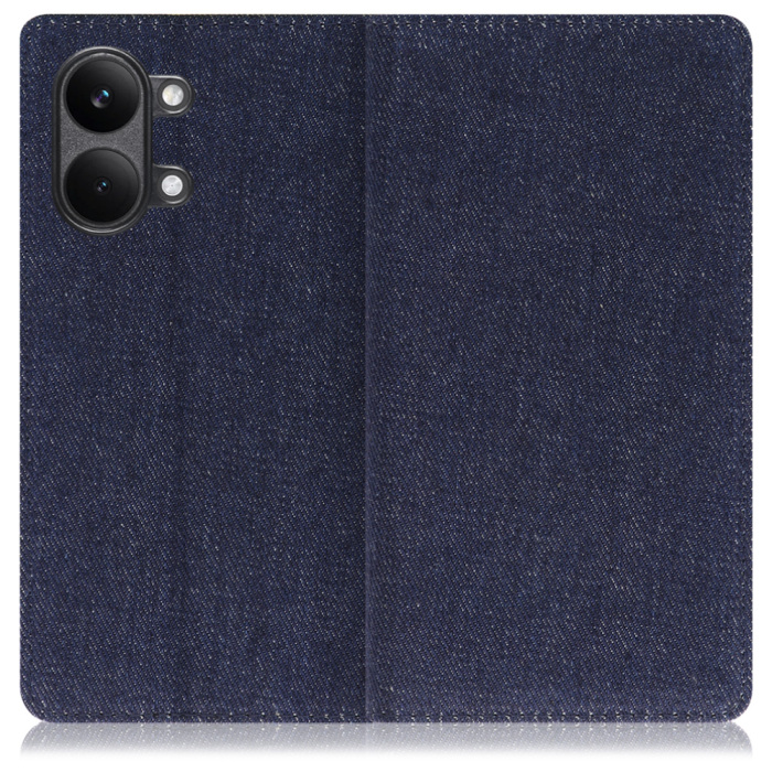 [ LOOF DENIM ] POCO X8 Pro Max Xiaomi シャオミ スマホケース ケース カバー 手帳型ケース カード収納 マグネット付き デニム ベルトなし [ POCO X8 Pro Max ]