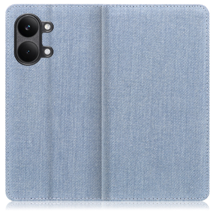 [ LOOF DENIM ] POCO X8 Pro Max Xiaomi シャオミ スマホケース ケース カバー 手帳型ケース カード収納 マグネット付き デニム ベルトなし [ POCO X8 Pro Max ]