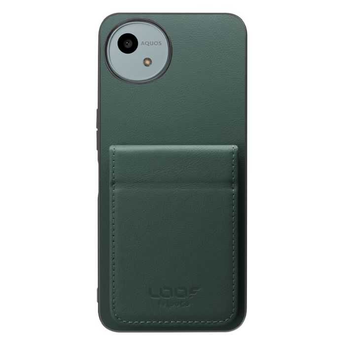 [ LOOF FOLD ] AQUOS wish4 SH-52E ケース 背面 カード収納 カード入れ カードポケット カバー スマホケース 薄型 大容量 本革 [ AQUOS wish4 ]