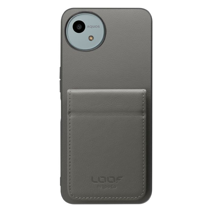 [ LOOF FOLD ] AQUOS wish4 SH-52E ケース 背面 カード収納 カード入れ カードポケット カバー スマホケース 薄型 大容量 本革 [ AQUOS wish4 ]