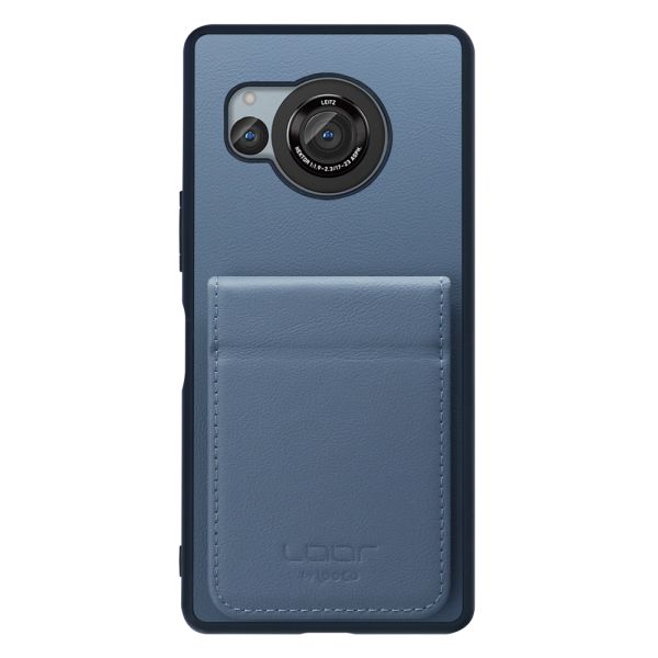 [ LOOF BASIC-SHELL SLIM CARD 2カード ] AQUOS R8 SH-52D AQUOSR8 ケース 背面 カード収納 カード入れ カードポケット カバー スマホケース 薄型 大容量 本革 [ AQUOS R8 ]