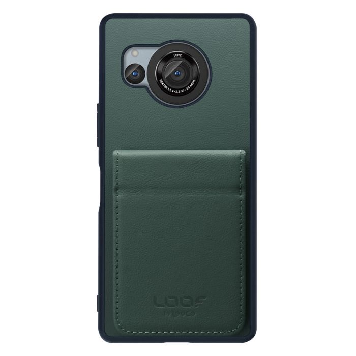 [ LOOF FOLD ] AQUOS R8 SH-52D AQUOSR8 ケース 背面 カード収納 カード入れ カードポケット カバー スマホケース 薄型 大容量 本革 [ AQUOS R8 ]