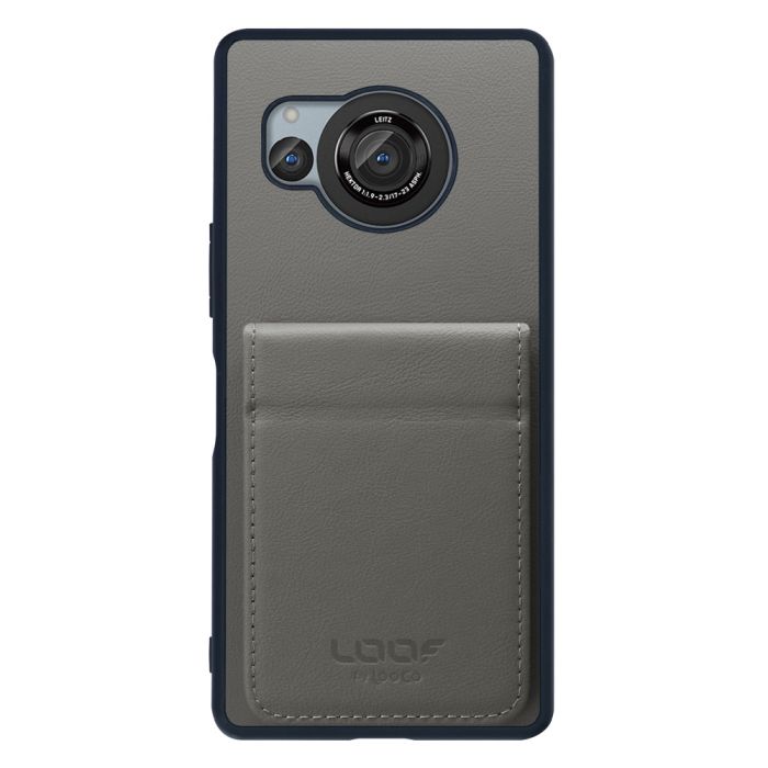 [ LOOF FOLD ] AQUOS R8 SH-52D AQUOSR8 ケース 背面 カード収納 カード入れ カードポケット カバー スマホケース 薄型 大容量 本革 [ AQUOS R8 ]