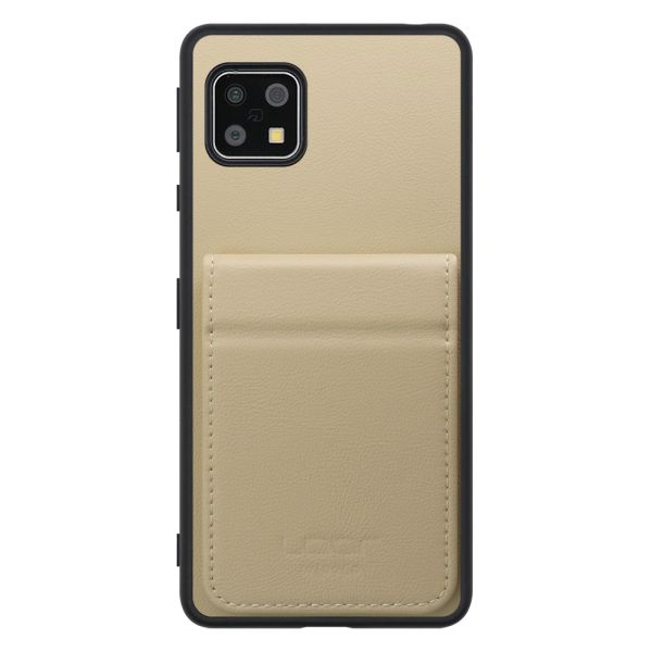[ LOOF BASIC-SHELL SLIM CARD 2カード ] AQUOS sense4 / sense4 lite / sense4 basic / sense5G / やさしいスマホ2 sense 4 4lite 4basic 5G sense4lite sense4basic ケース 背面 カード収納 カード入れ カードポケット カバー スマホケース 薄型 大容量 本革 [ AQUOS sense4/4 lite/4 basic/sense5G/やさしいスマホ2 ]