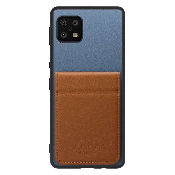 [ LOOF BASIC-SHELL SLIM CARD 2カード ] AQUOS sense6s /sense6 sense 6s 6 ケース 背面 カード収納 カード入れ カードポケット カバー スマホケース 薄型 大容量 本革 [ AQUOS sense6/sense6s ]