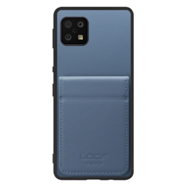 [ LOOF BASIC-SHELL SLIM CARD 2カード ] AQUOS sense6s /sense6 sense 6s 6 ケース 背面 カード収納 カード入れ カードポケット カバー スマホケース 薄型 大容量 本革 [ AQUOS sense6/sense6s ]
