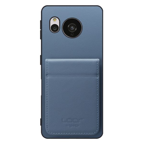 [ LOOF BASIC-SHELL SLIM CARD 2カード ] AQUOS sense7 sense 7 ケース 背面 カード収納 カード入れ カードポケット カバー スマホケース 薄型 大容量 本革 [ AQUOS sense7 ]