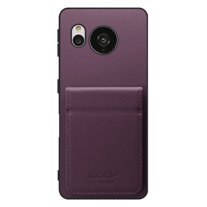 [ LOOF FOLD ] AQUOS sense7 sense 7 ケース 背面 カード収納 カード入れ カードポケット カバー スマホケース 薄型 大容量 本革 [ AQUOS sense7 ]