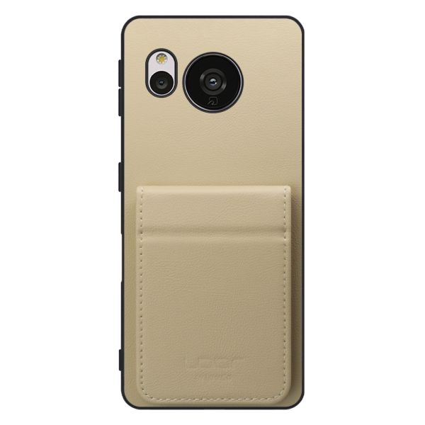 [ LOOF BASIC-SHELL SLIM CARD 2カード ] AQUOS sense7 Plus sense7plus 7plus sense 7 ケース 背面 カード収納 カード入れ カードポケット カバー スマホケース 薄型 大容量 本革 [ AQUOS sense7 Plus ]