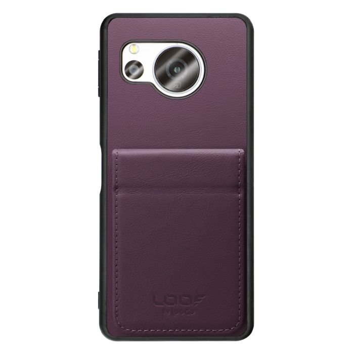 [ LOOF FOLD ] AQUOS sense8 SH-54D / SHG11 sense 8 ケース 背面 カード収納 カード入れ カードポケット カバー スマホケース 薄型 大容量 本革 [ AQUOS sense8 ]