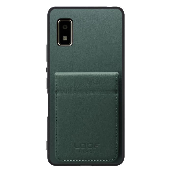 [ LOOF FOLD ] AQUOS wish2 / wish  ケース 背面 カード収納 カード入れ カードポケット カバー スマホケース 薄型 大容量 本革 [ AQUOS wish/wish2 ]
