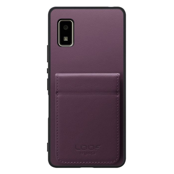 [ LOOF FOLD ] AQUOS wish2 / wish  ケース 背面 カード収納 カード入れ カードポケット カバー スマホケース 薄型 大容量 本革 [ AQUOS wish/wish2 ]