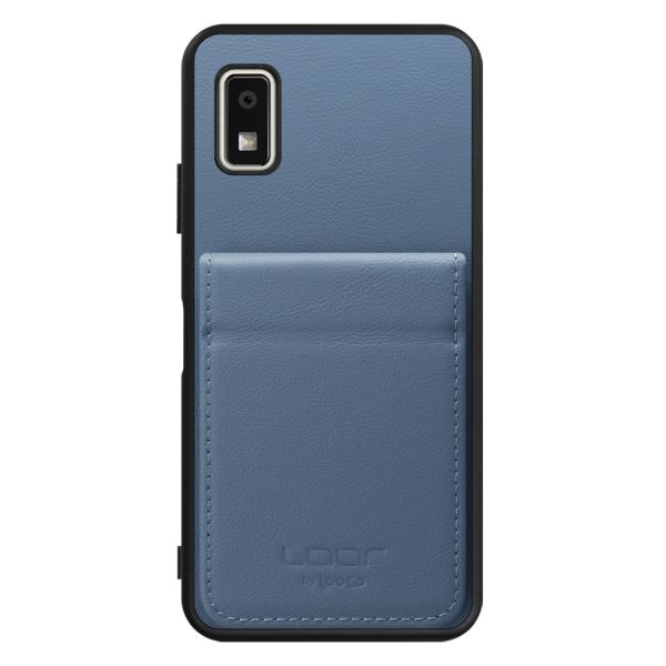 [ LOOF BASIC-SHELL SLIM CARD 2カード ] AQUOS wish3 SH-53D / A303SH / A302SH  ケース 背面 カード収納 カード入れ カードポケット カバー スマホケース 薄型 大容量 本革 [ AQUOS wish3 ]