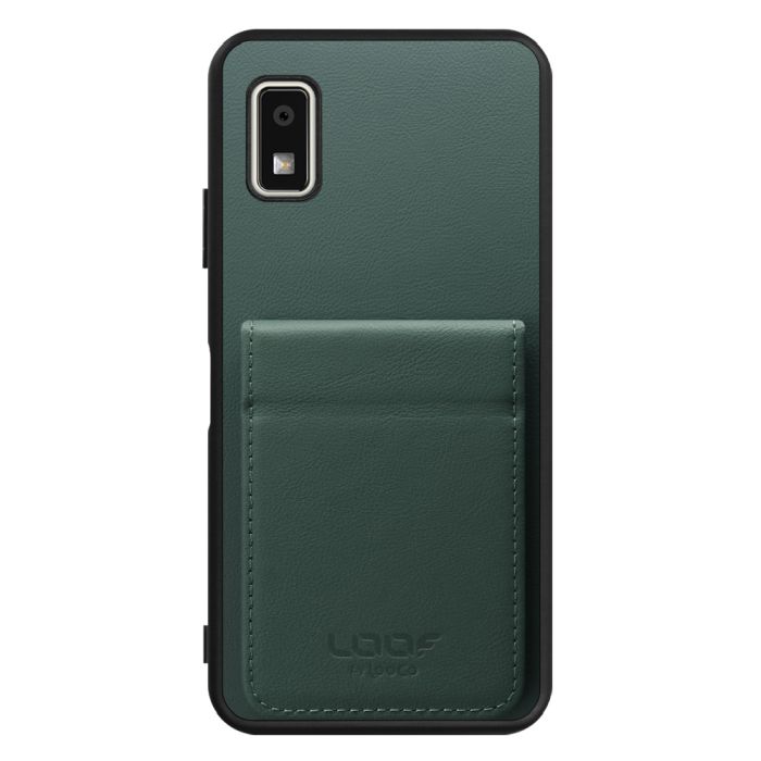 [ LOOF FOLD ] AQUOS wish3 SH-53D / A303SH / A302SH  ケース 背面 カード収納 カード入れ カードポケット カバー スマホケース 薄型 大容量 本革 [ AQUOS wish3 ]