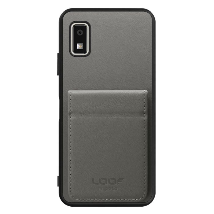 [ LOOF FOLD ] AQUOS wish3 SH-53D / A303SH / A302SH  ケース 背面 カード収納 カード入れ カードポケット カバー スマホケース 薄型 大容量 本革 [ AQUOS wish3 ]
