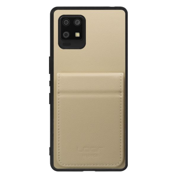 [ LOOF BASIC-SHELL SLIM CARD 2カード ] AQUOS zero6 SHG04 zero 6 ケース 背面 カード収納 カード入れ カードポケット カバー スマホケース 薄型 大容量 本革 [ AQUOS zero6 ]