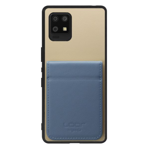 [ LOOF BASIC-SHELL SLIM CARD 2カード ] AQUOS zero6 SHG04 zero 6 ケース 背面 カード収納 カード入れ カードポケット カバー スマホケース 薄型 大容量 本革 [ AQUOS zero6 ]