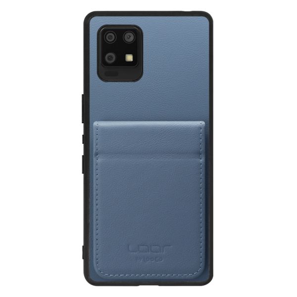 [ LOOF BASIC-SHELL SLIM CARD 2カード ] AQUOS zero6 SHG04 zero 6 ケース 背面 カード収納 カード入れ カードポケット カバー スマホケース 薄型 大容量 本革 [ AQUOS zero6 ]