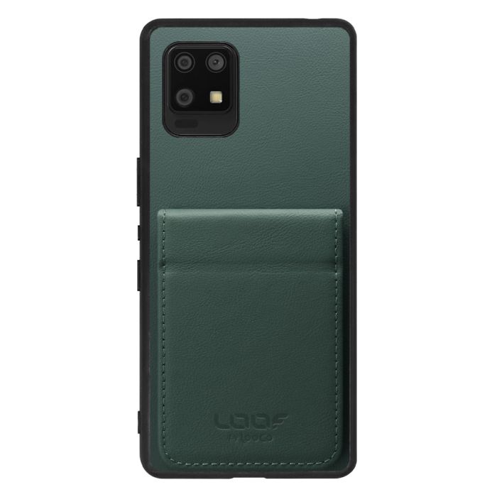 [ LOOF FOLD ] AQUOS zero6 SHG04 zero 6 ケース 背面 カード収納 カード入れ カードポケット カバー スマホケース 薄型 大容量 本革 [ AQUOS zero6 ]