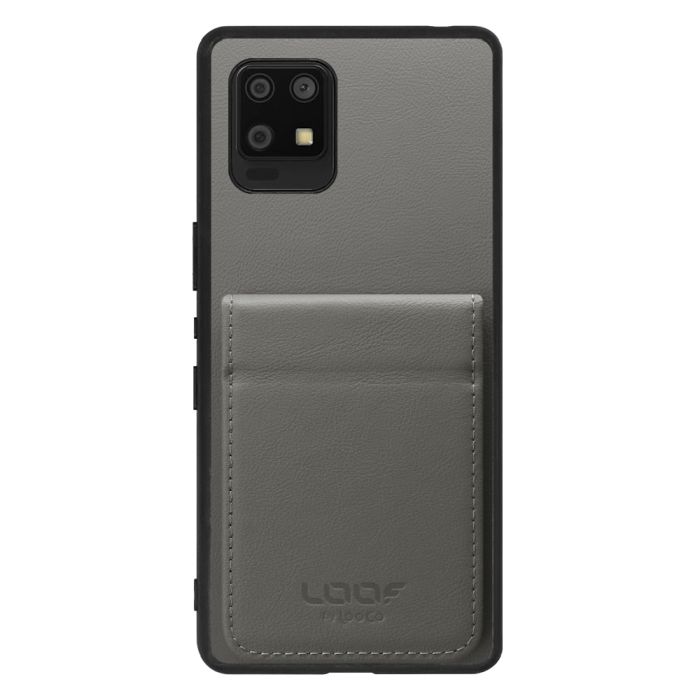 [ LOOF FOLD ] AQUOS zero6 SHG04 zero 6 ケース 背面 カード収納 カード入れ カードポケット カバー スマホケース 薄型 大容量 本革 [ AQUOS zero6 ]