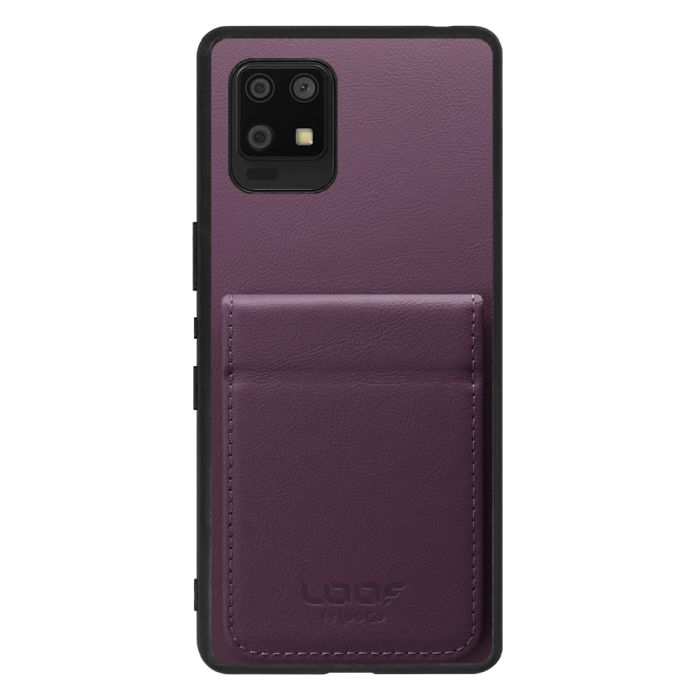 [ LOOF FOLD ] AQUOS zero6 SHG04 zero 6 ケース 背面 カード収納 カード入れ カードポケット カバー スマホケース 薄型 大容量 本革 [ AQUOS zero6 ]