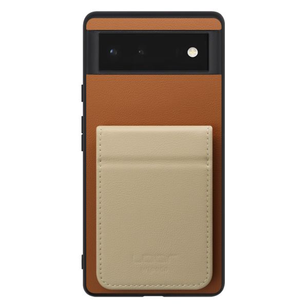 [ LOOF BASIC-SHELL SLIM CARD 2カード ] Google Pixel 6 googlepixel6 pixel6 ピクセル6 ケース 背面 カード収納 カード入れ カードポケット カバー スマホケース 薄型 大容量 本革 [ Google Pixel 6 ]